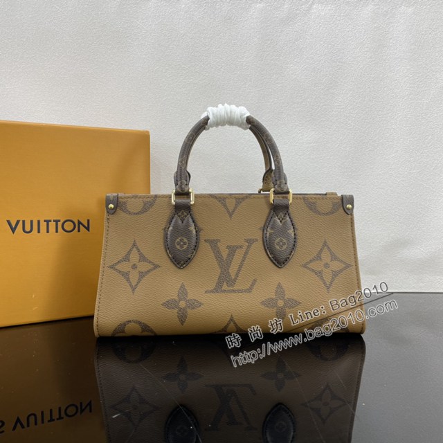 Lv路易威登2023專櫃新款OnTheGo托特包 LV手提肩背女包 M46653 ydh5196